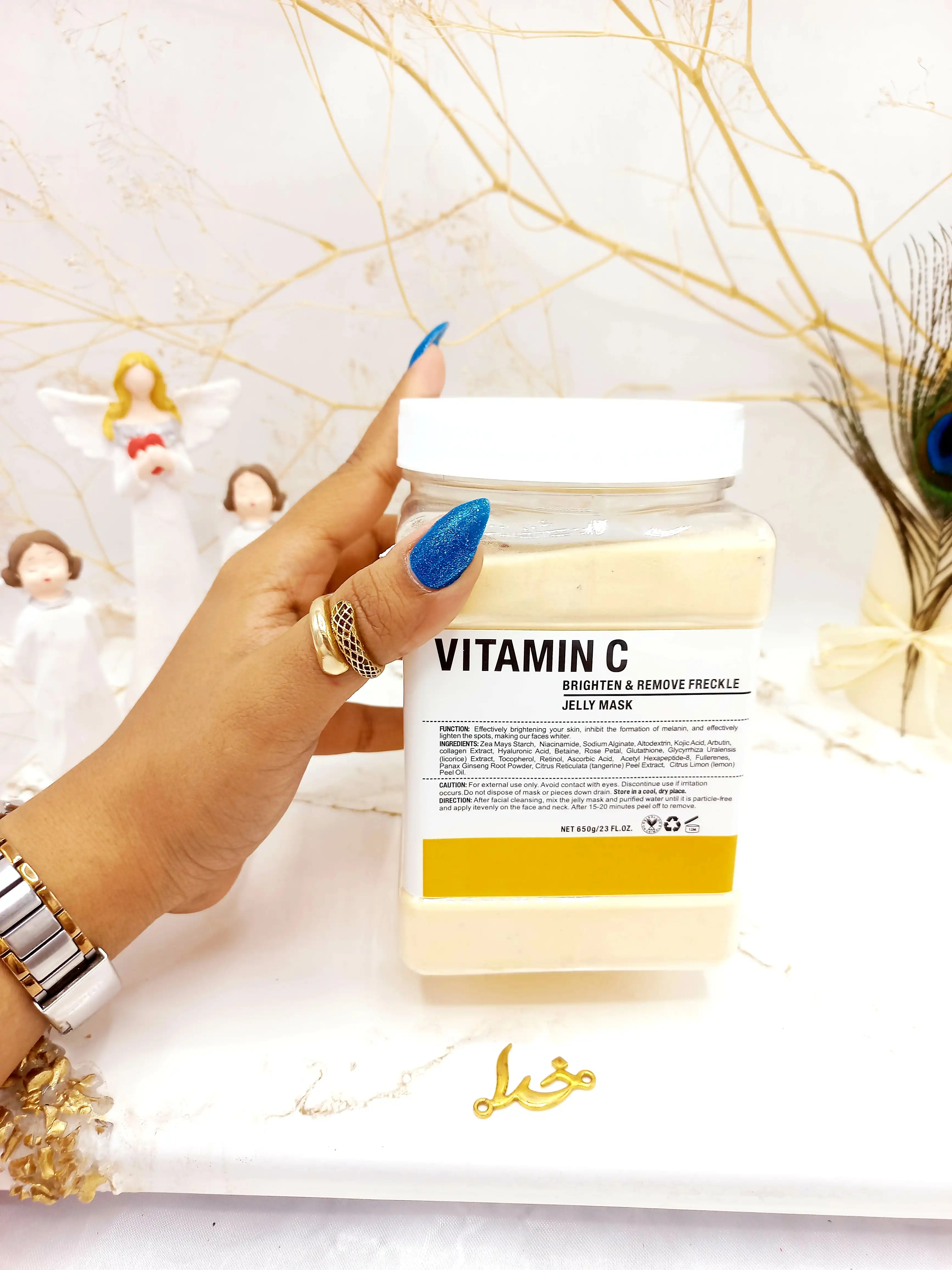 ماسک هیدروژلی ویتامین سی 650 گرمی VITAMIN C ساخت چین
