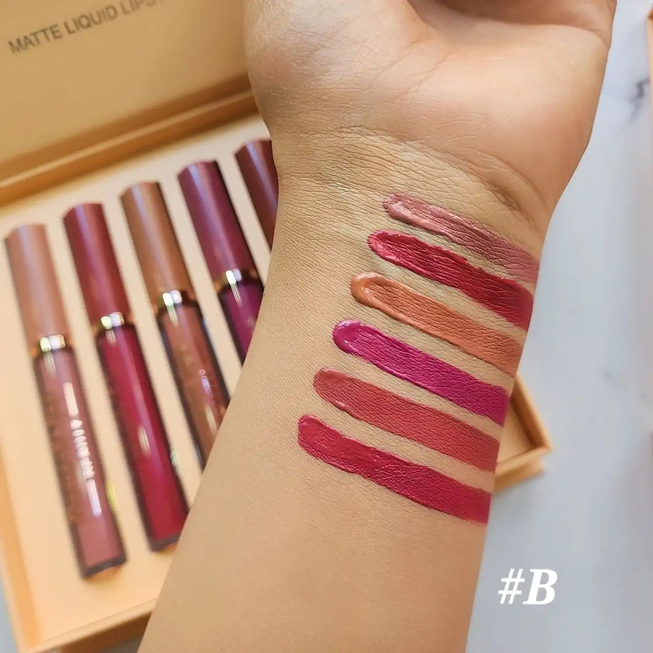 باکس رژ مایع اورجینال برند ROMANTIC LIP کد GR1130