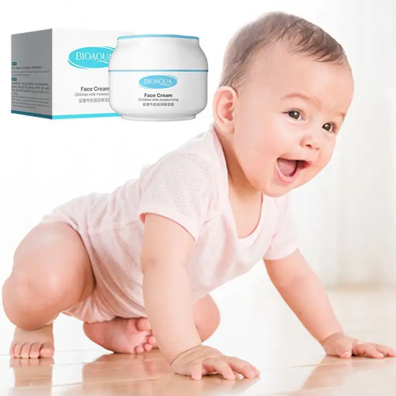 کرم کاسه ای صورت مرطوب کننده شیر مخصوص پوست حساس و کودکان بیوآکوا کد BQY75388